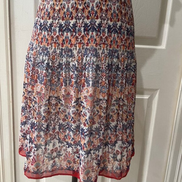 MAX STUDIO SKIRT RUFFLE ASYMMETRICAL BOHO SKIRT SIZE MEDIUM - Picture 9 of 16